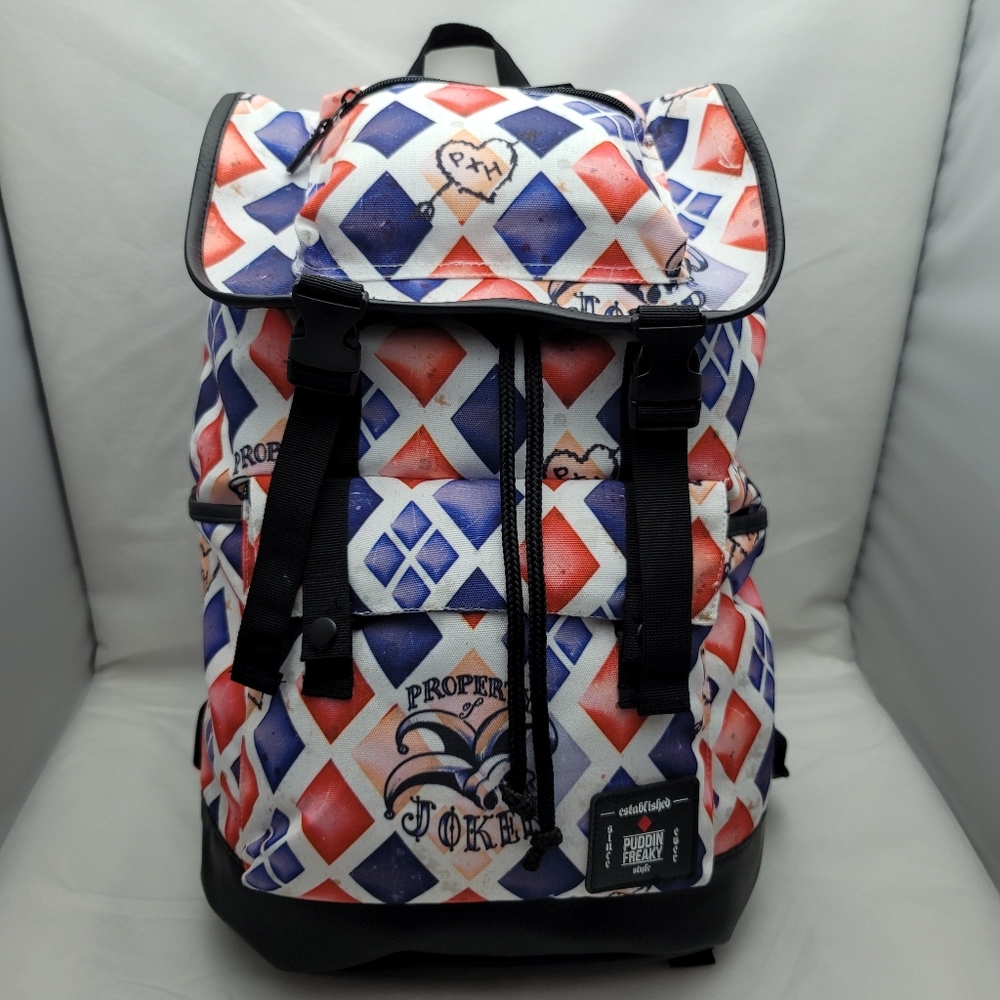 Bioworld DC Comics Suicide Squad Harley Quinn Diamond Sling Backpack